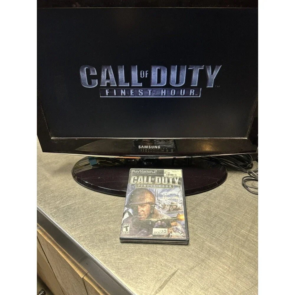 Call of Duty: Finest Hour (Sony PlayStation 2, 2004) PS2 CIB Complete TESTED